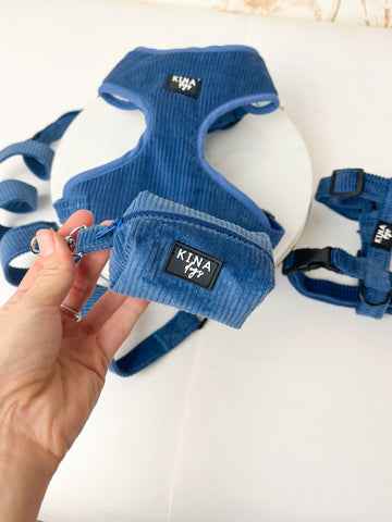 Porta bolsas de caca - Basic Pana Azul