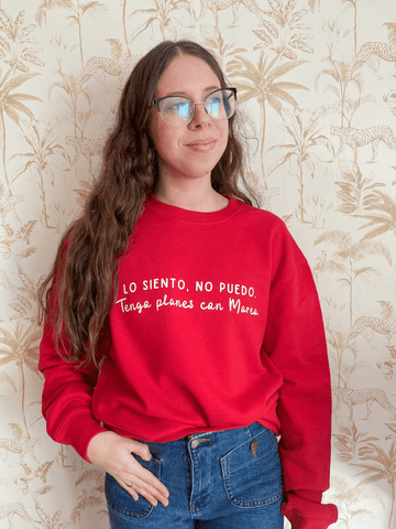 LO SIENTO, NO PUEDO, TENGO PLANES CON MI PERRO - SUDADERA - KINADOGS