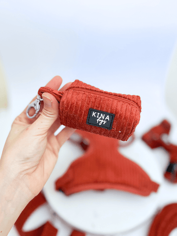Porta bolsas de caca - Basic Pana Teja - KINADOGS